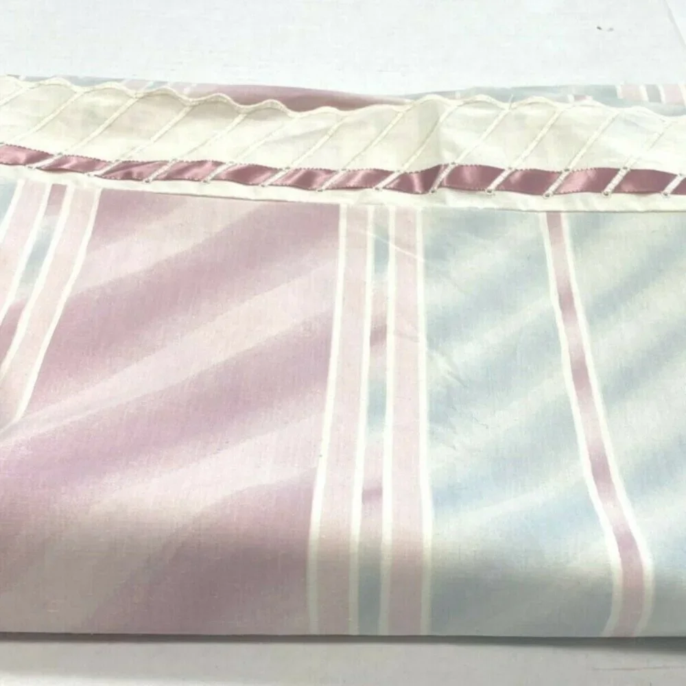 Vintage 70s JC Penney Twin Sheets Set Fitted Flat